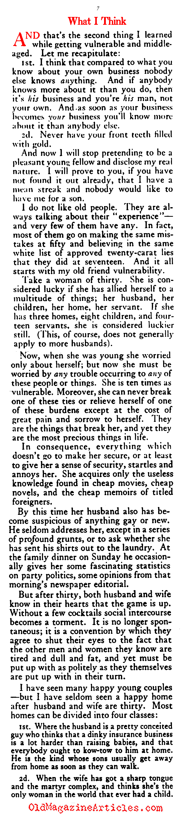 F. Scott Fitzgerald at Twenty-Five (The American Magazine, 1922)